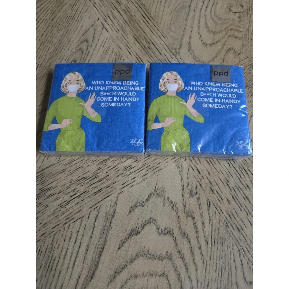 PPD Napkins Funny Cocktail Napkins Lot Of 2 Packages New Germany 40 Beverage